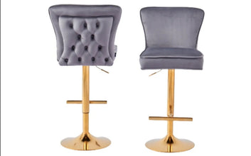 Tabouret de Bar Gabrielle Pied Gold