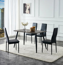 Table Repas Ammo Pied Metal Noir 120x70 CM