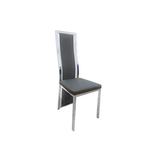 Chaise 121 Skai Pied Argent