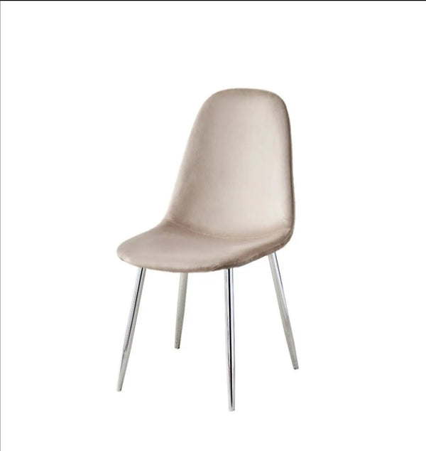 Chaise Scandi Pied Argent