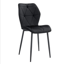 Chaise Coquillage Pied Metal Noir