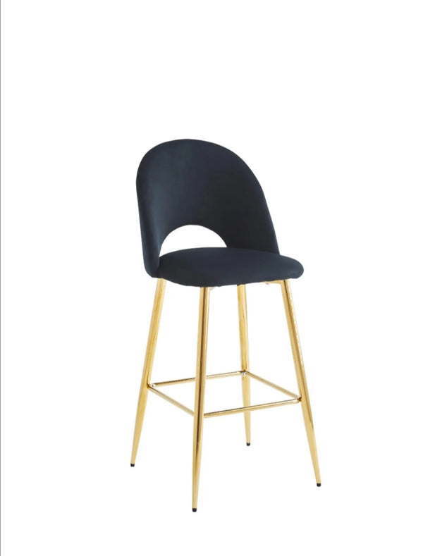 Chaise Bar Amelia Pied Dore