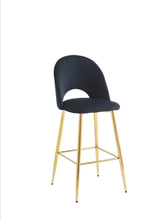 Chaise Bar Amelia Pied Dore