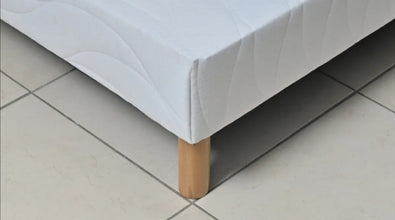 Sommier Tapissier 90x190 CM + Pieds Offerts