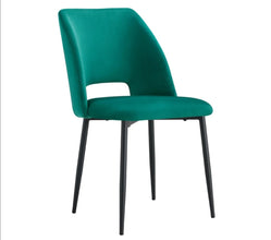 Chaise Ava Pied Metal Noir