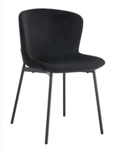 Chaise Hailey Pied Metal Noir