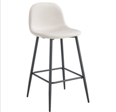 Tabouret de bar scandinave Pied Metal Noir