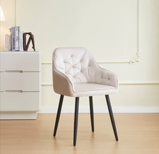 Chaise Avec Accoudoir Jade Pied Metal Noir