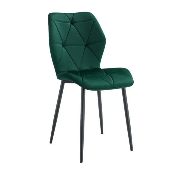 Chaise Coquillage Pied Metal Noir