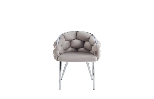 Chaise Ballon Pied Chrome