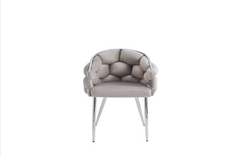 Chaise Ballon Pied Chrome