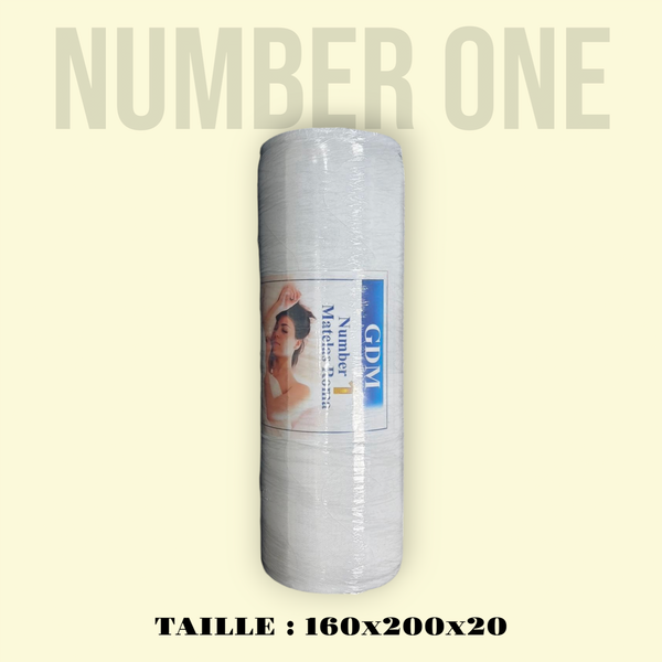 Matelas Number #1 Roulé 160x200x20