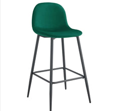 Tabouret de bar scandinave Pied Metal Noir