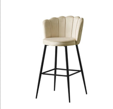 Tabouret de Bar Nymphea Pied Metal Noir