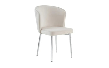 Chaise Diana Pied Chrome