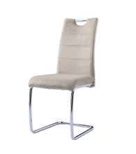 Chaise 103 Velours Pied Argent