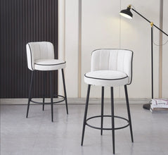 Tabouret de Bar Cathy Pied Metal Noir