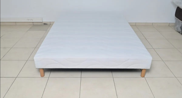 Sommier Tapissier 140x190 CM + Pieds Offerts