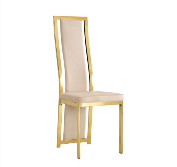 Chaise Dana Pied Gold