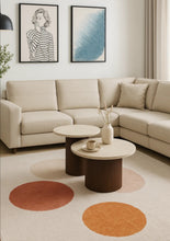 Table basse Mina Pied Noyer Plateau Ceramique