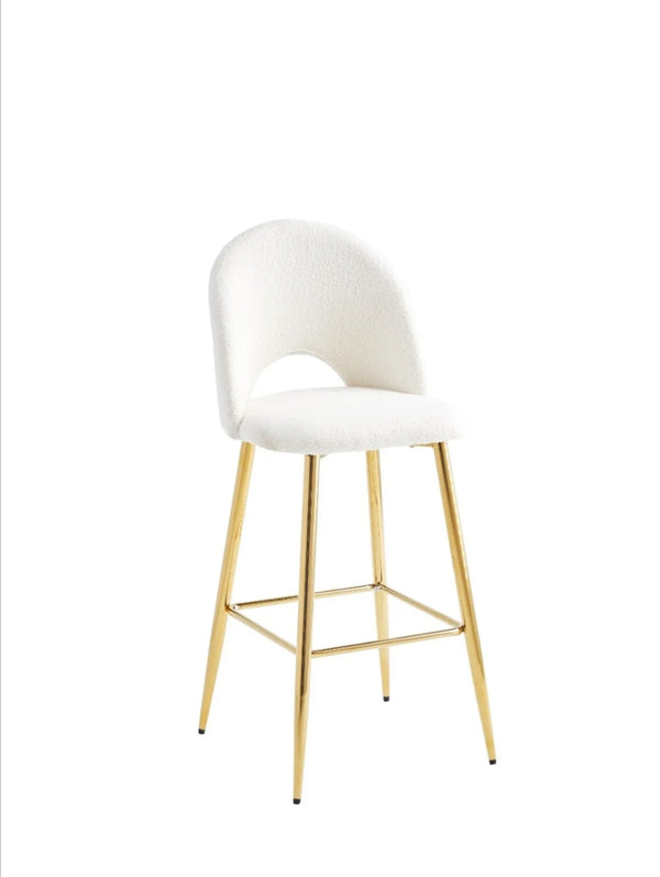 Chaise Bar Amelia Pied Dore