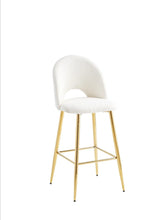 Chaise Bar Amelia Pied Dore