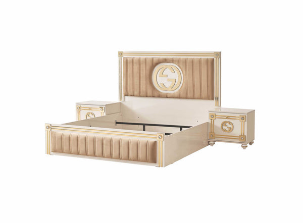 Chambre à coucher CAC Gugi Gold – Élégance et confort luxueux