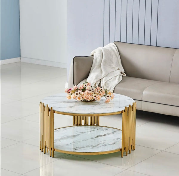 Table basse Stick Gold 90x45 CM