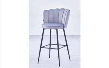 Tabouret de Bar Nymphea Pied Metal Noir