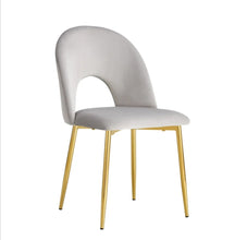 Chaise Teddy Pied Gold