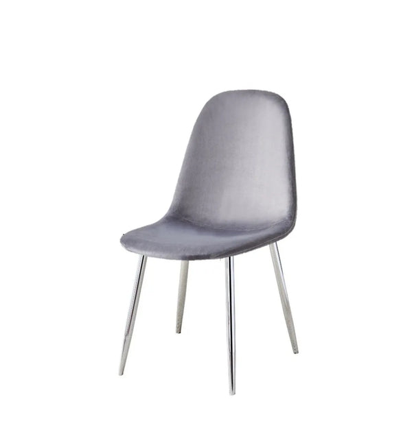 Chaise Scandi Pied Argent