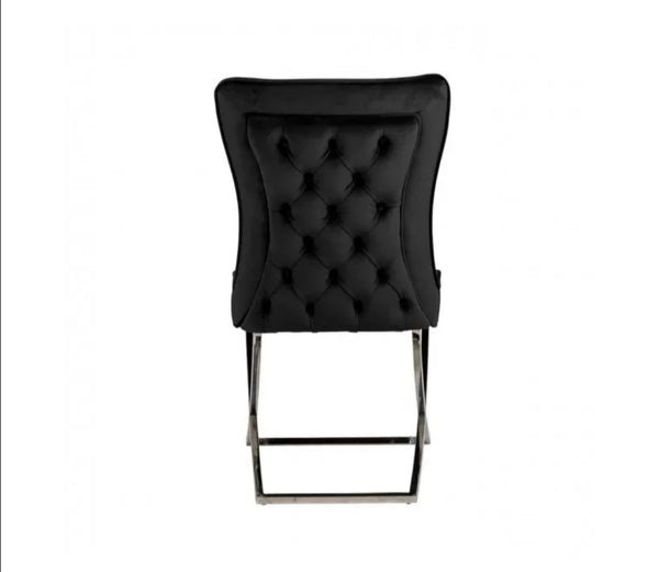 Chaise Gabrielle Pied Chrome