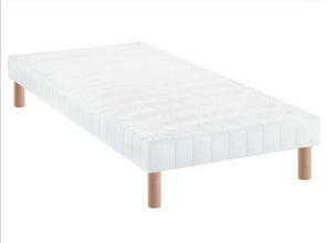 Sommier Tapissier 90x190 CM + Pieds Offerts