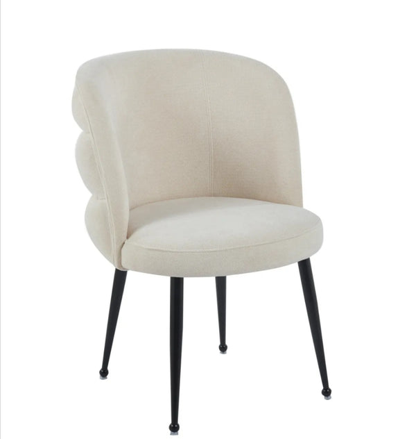 Chaise Sacha Pied Metal Noir