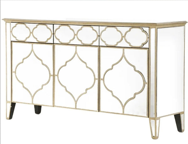 Buffet Miroir Ventitien 3 Portes 153x41x86 CM