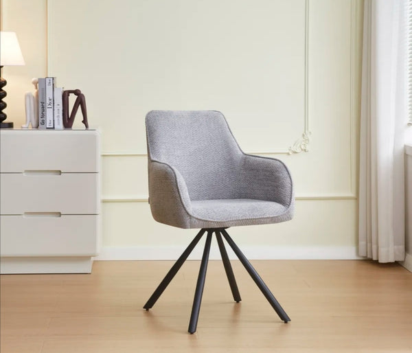 Chaise Avec Accoudoir LOLA Pied Metal Noir